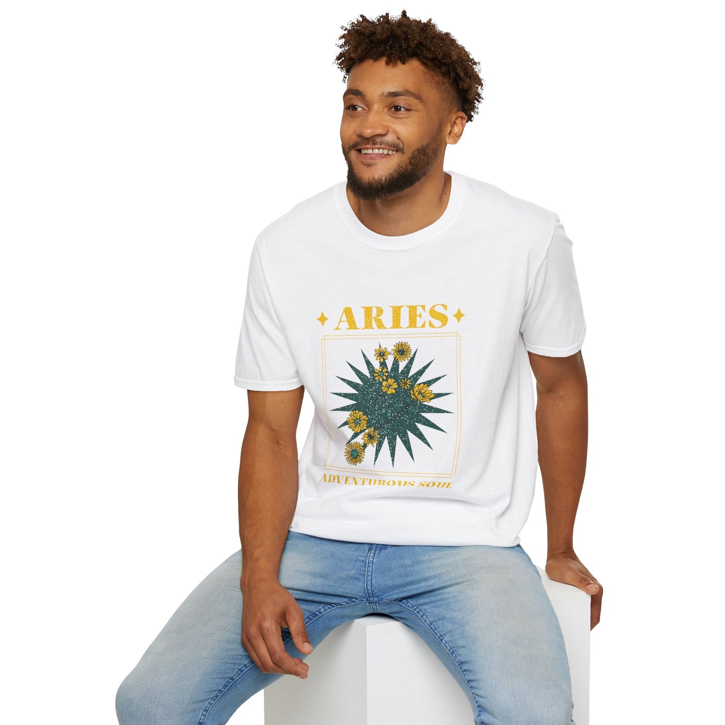 T-Shirt "Áries: Alma Aventureira" - Homem