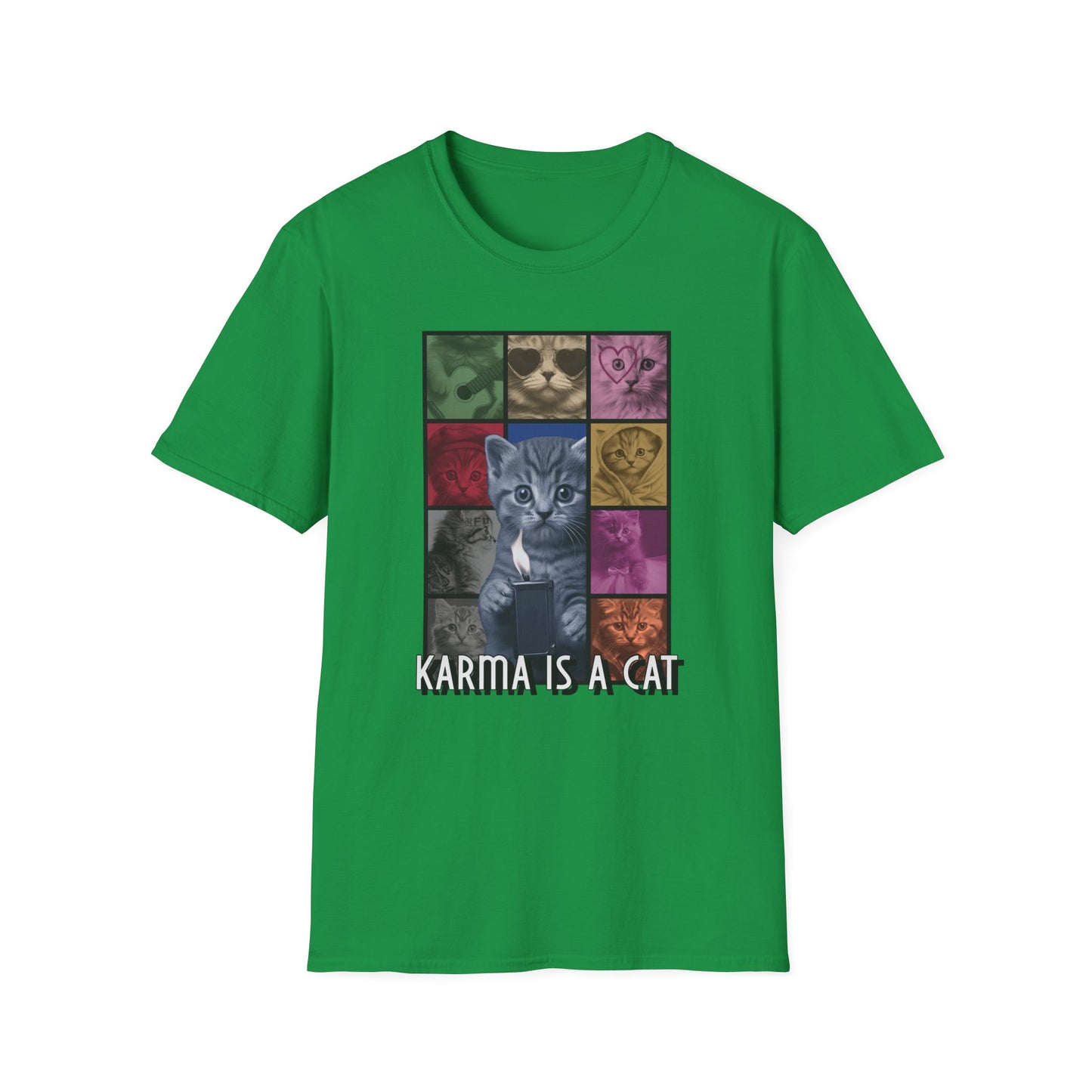 T-shirt "Karma is a Cat" - Man