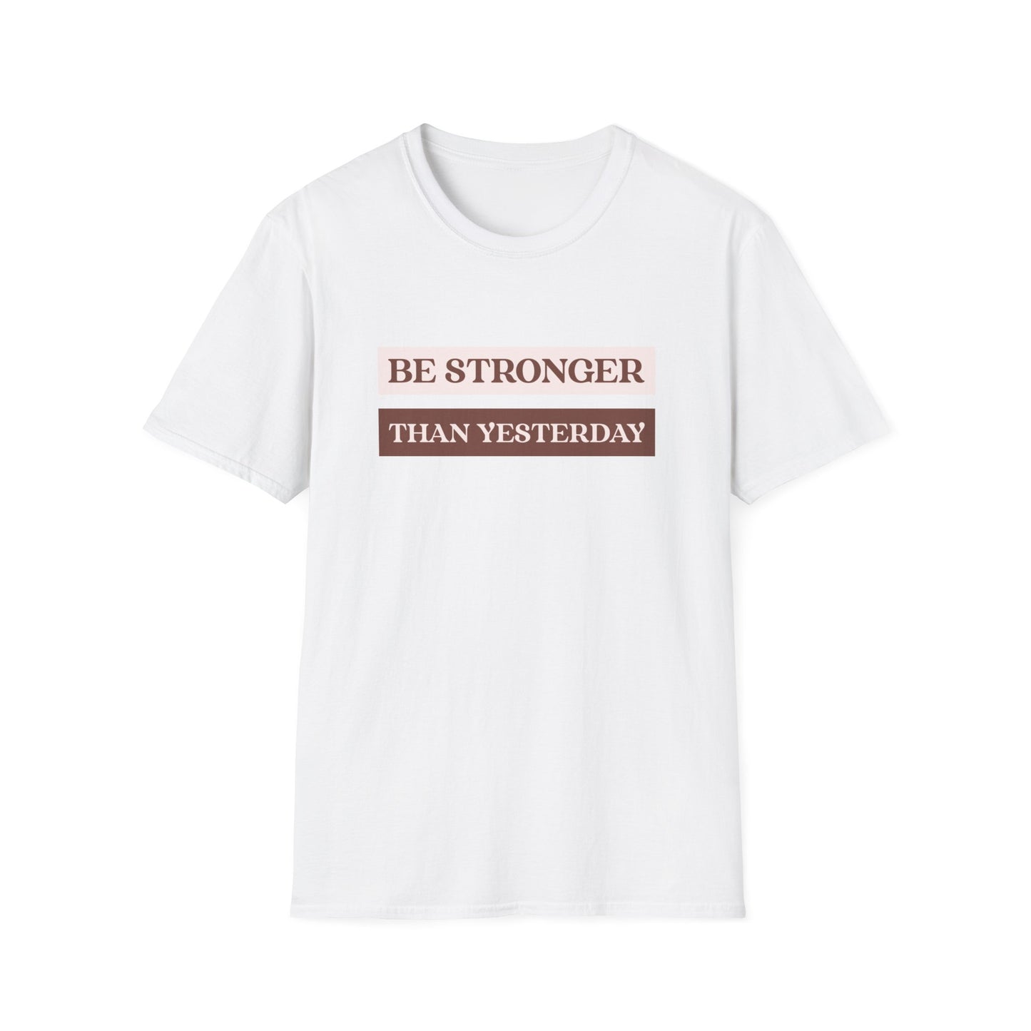 "T-shirt 'Be Stronger than Yesterday' | Men | Romero's: Estilo con Intención"