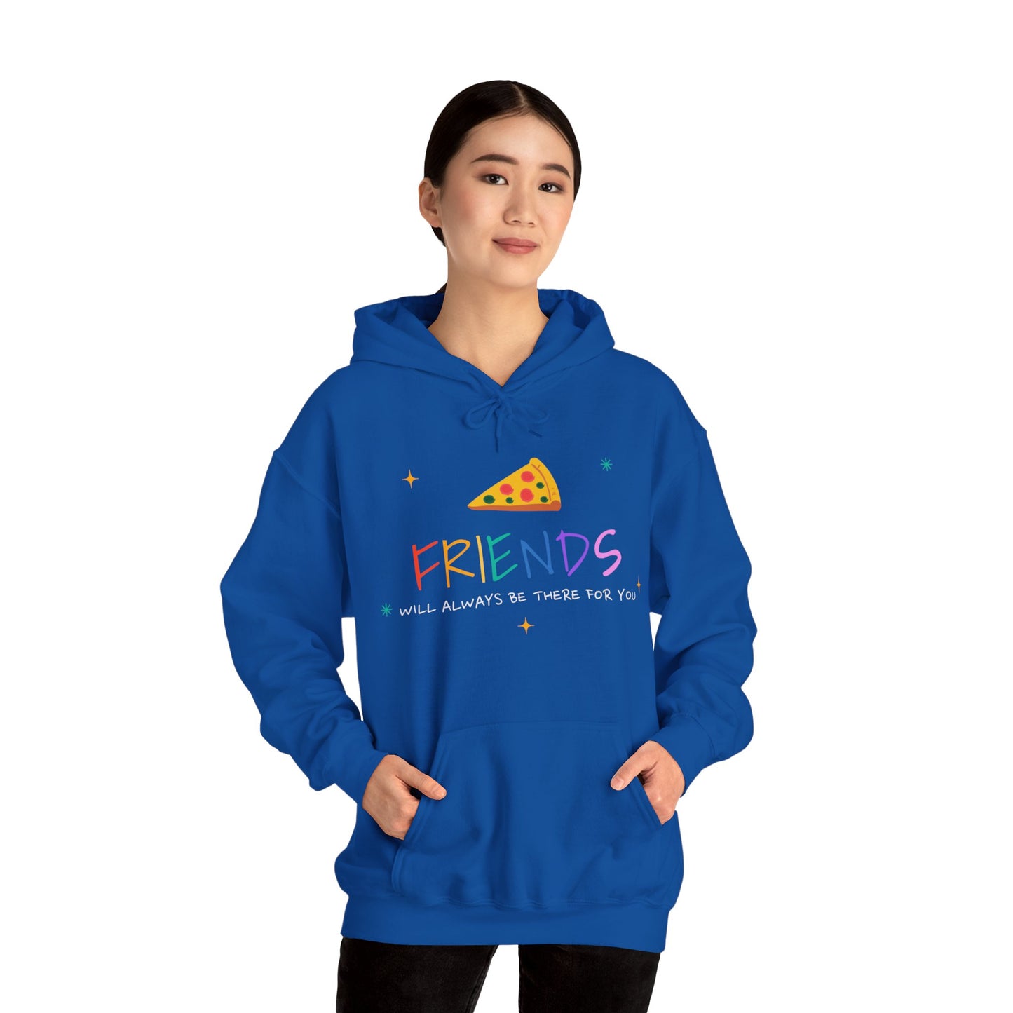 Switshirt with Hood "Friends will always be there for you" - Woman