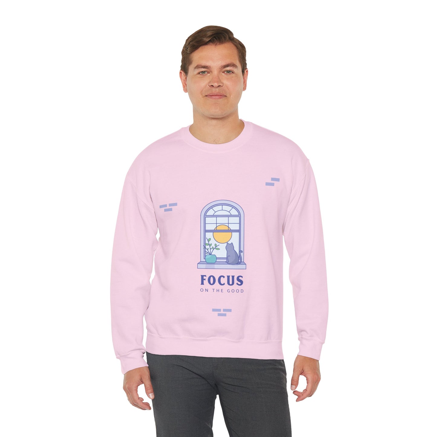 Sweatshirt "Focus on the Good" - Men