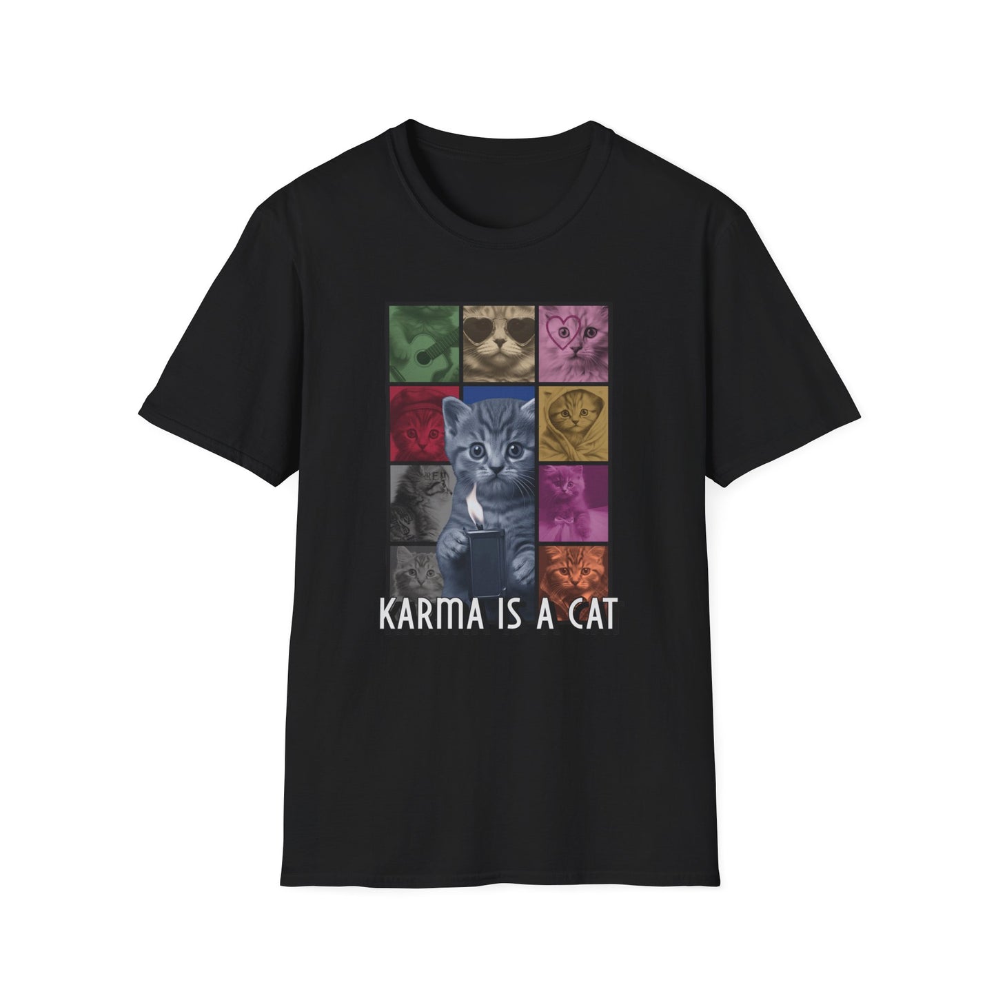 T-shirt "Karma é um Gato" - Mulher