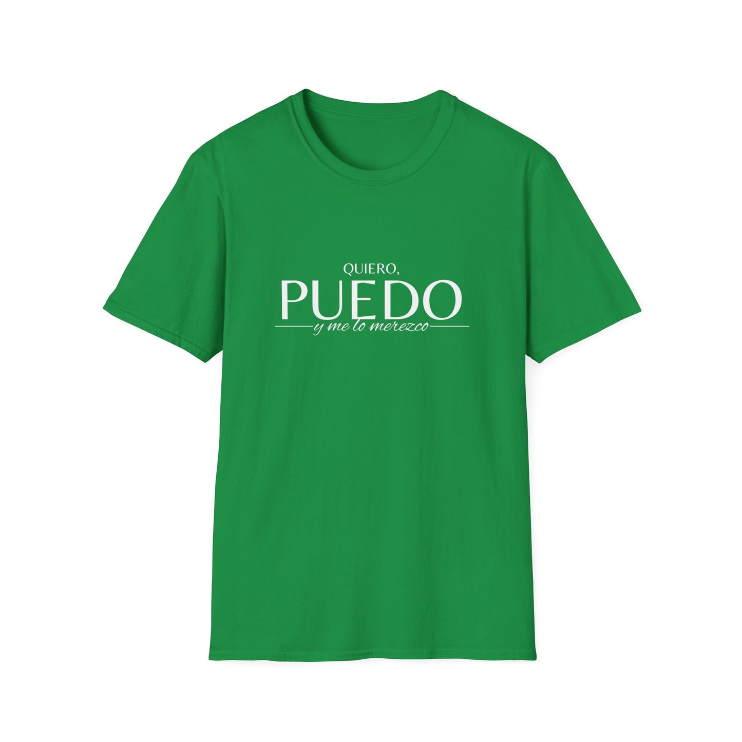 T-Shirt 'Quiero, Puedo y Me lo Merezco'  | Woman  | Reclama lo Mejor del Universo en Romero's