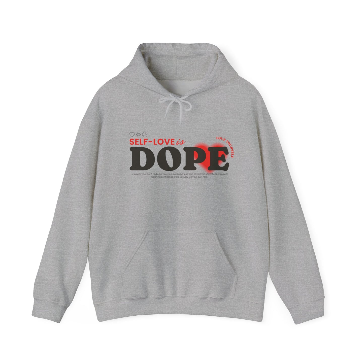 Moletom com capuz "Auto-love is Dope" - Feminino