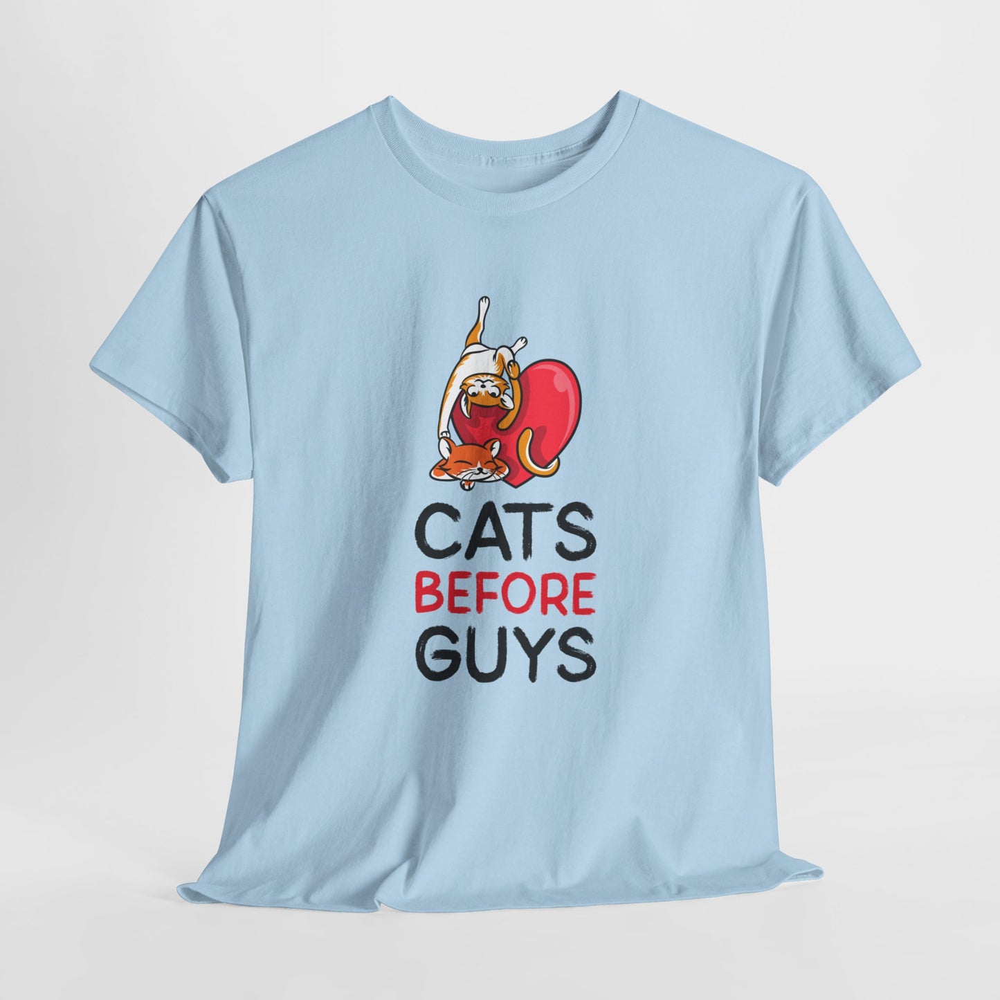 Camiseta - "Cats Before Guys" - Mulher - Romero's