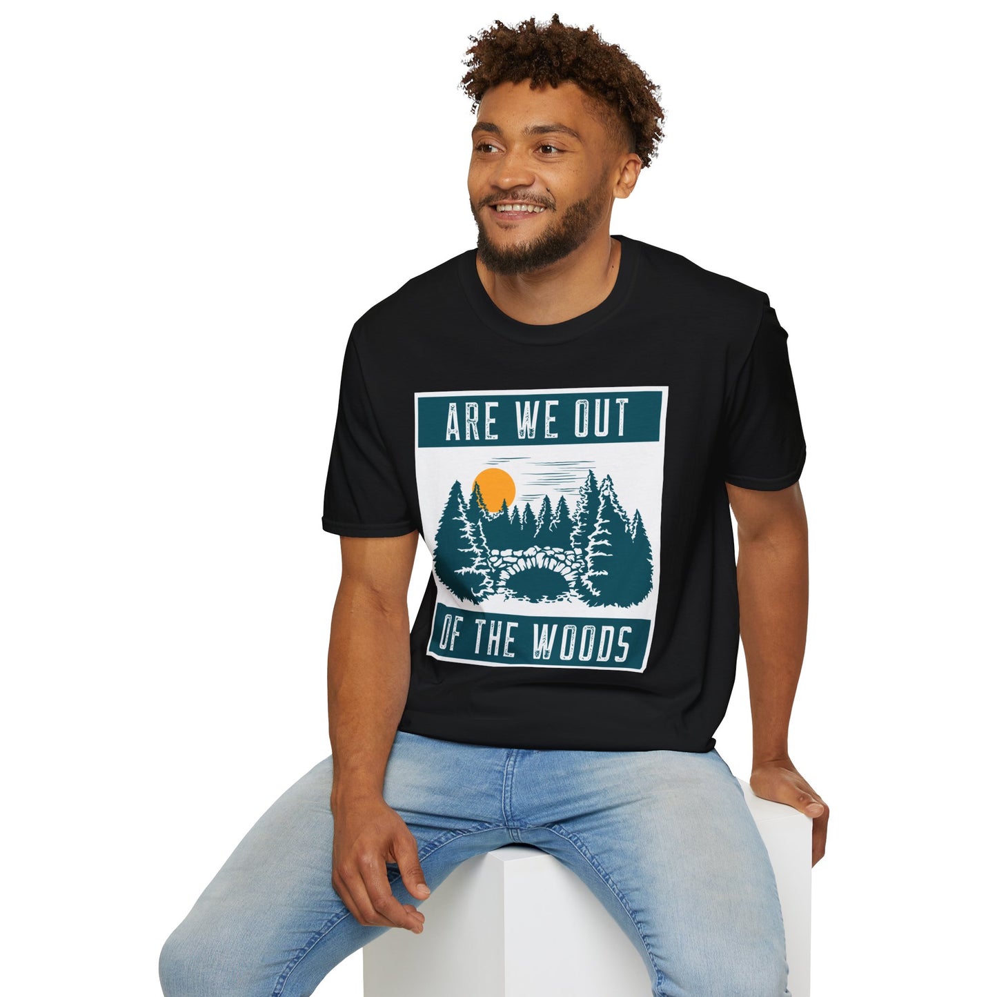 T-shirt "Estamos fora das madeiras" | Homem