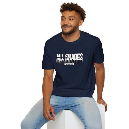 T-Shirt 'All Shades, One Human Race': Celebrating Diversity at Romero's | Men