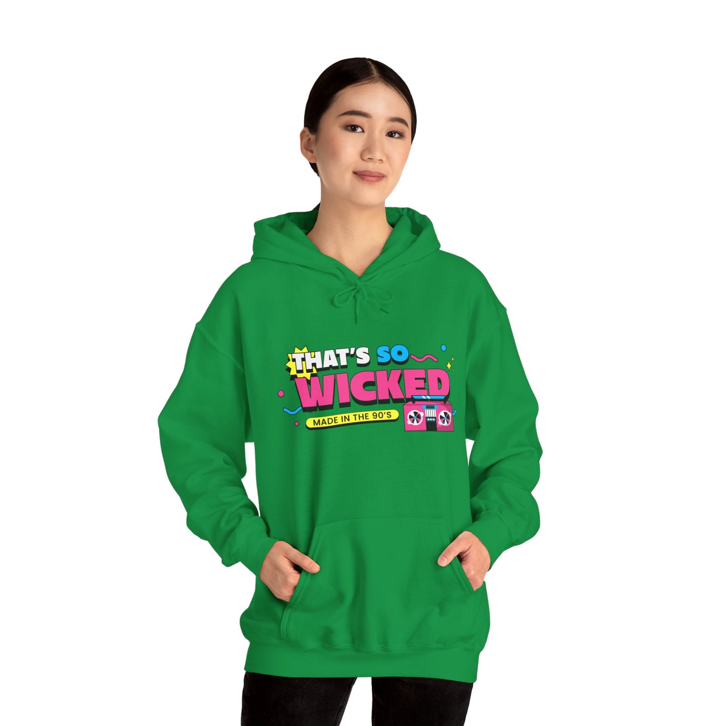 Sweatshirt com Capuz "90's Kid" - Mulher