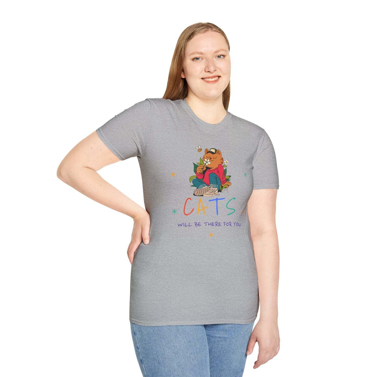 T-shirt "Cats will be there for you" - Woman