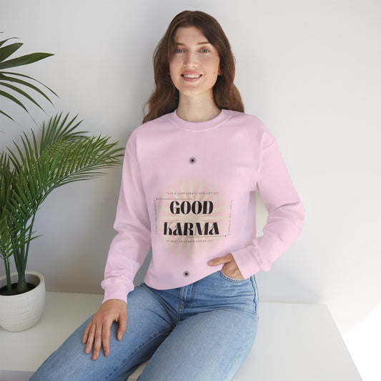 Sweatshirt "Bom Karma" - Mulher