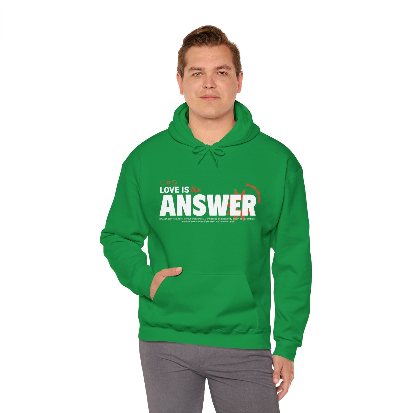 Sweatshirt "Love is the answer" - Man