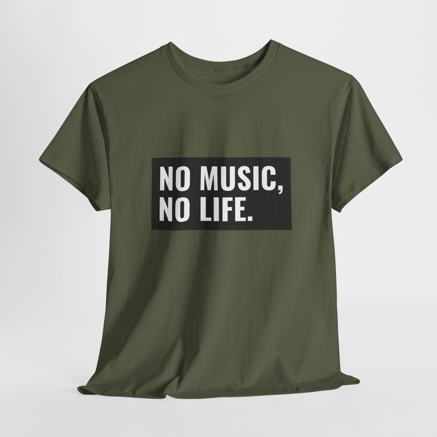 T-shirt - "Nenhuma música, nenhuma vida" | Homens | Romero