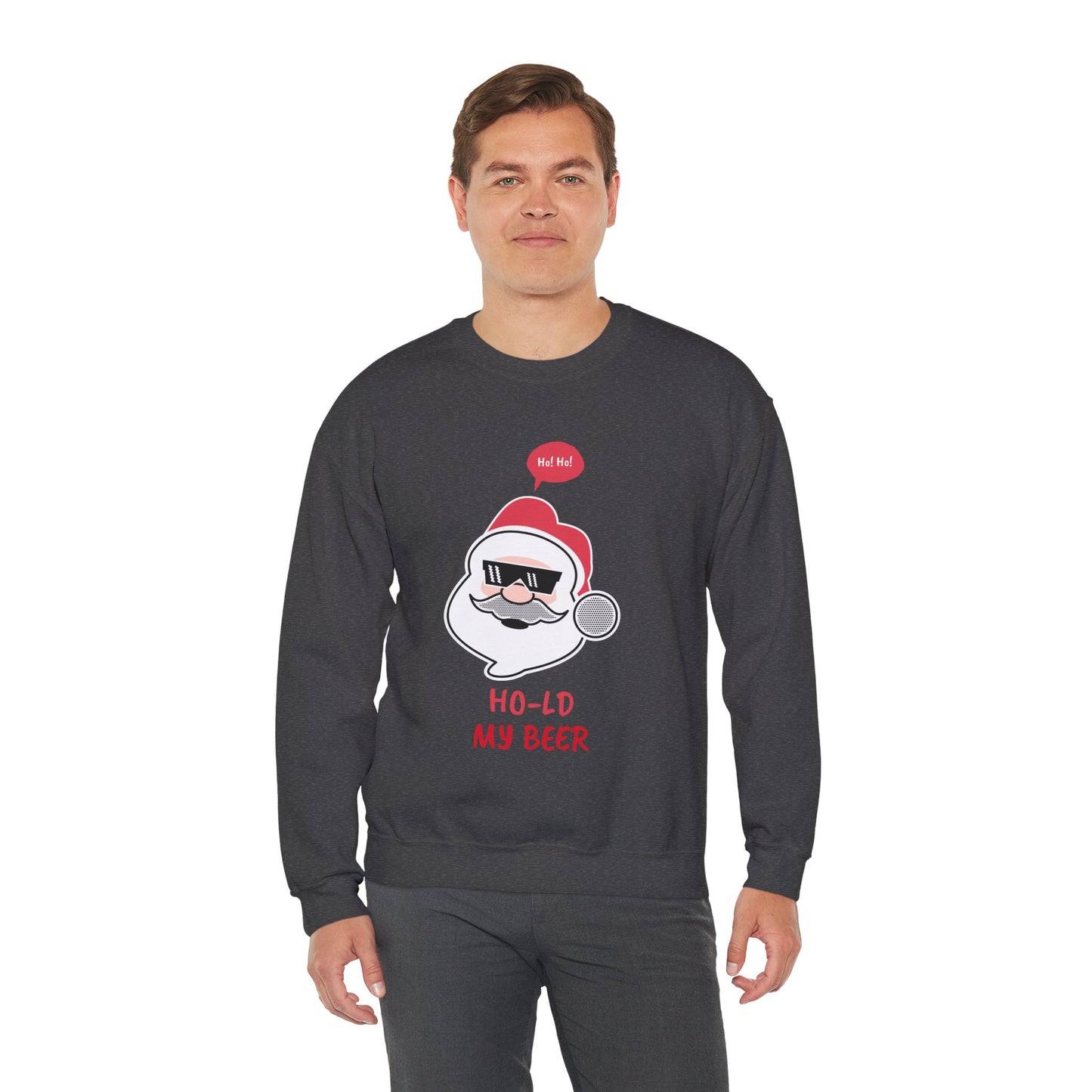 Sweatshirt "Hold my beer" - Homem