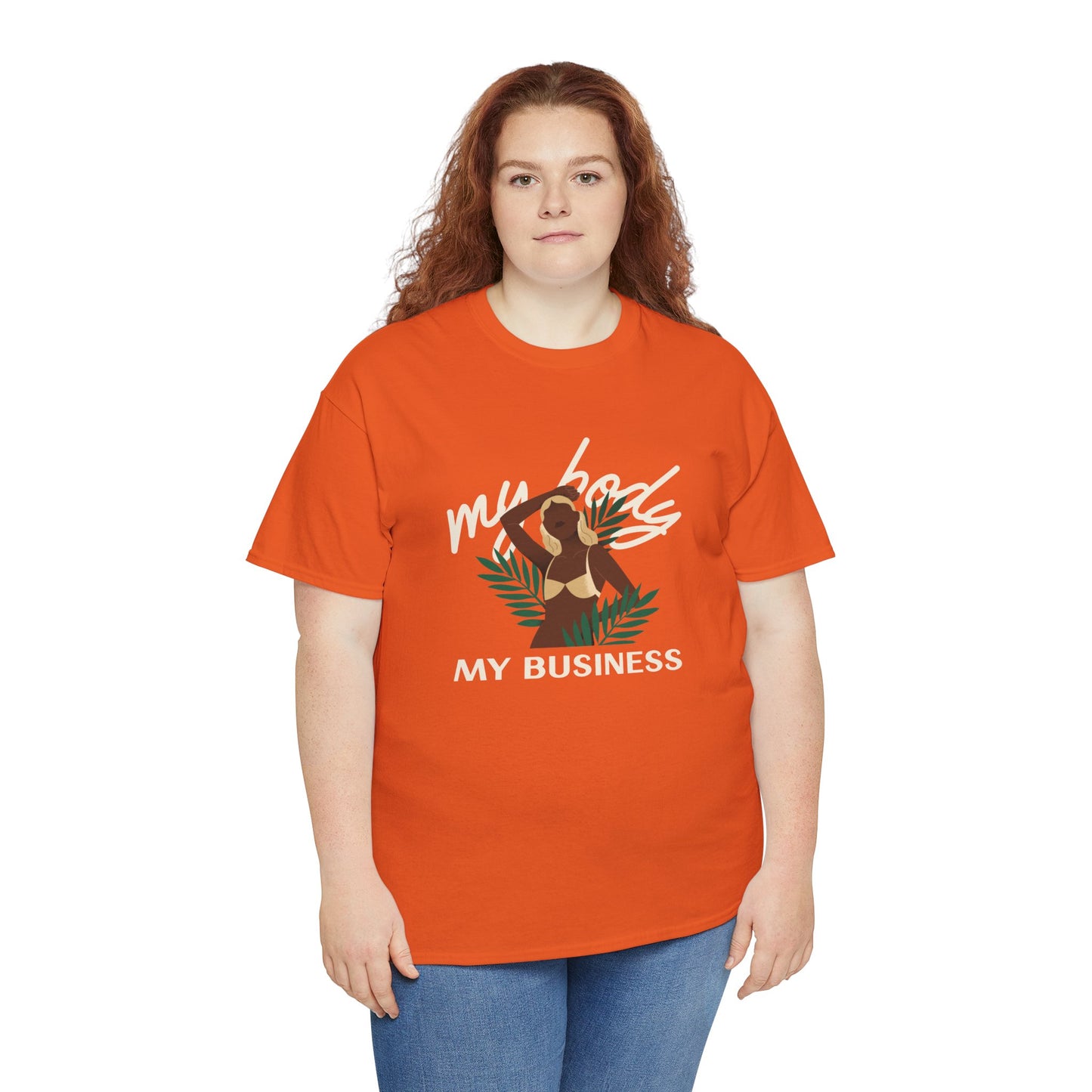 "My Body My Business" - Camiseta de empoderamento feminino - Fique forte com Romero's