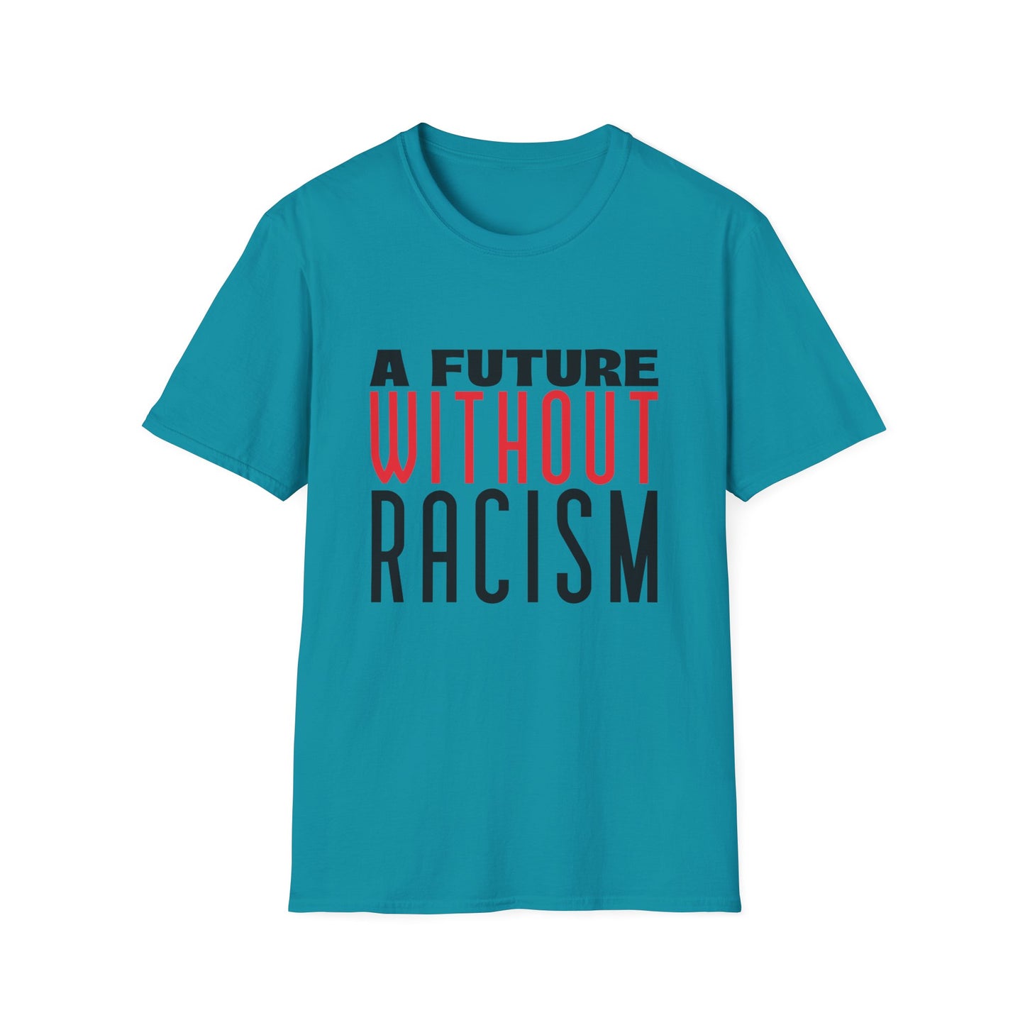 T-shirt  'A Future Without Racism'  | Woman | Un Paso Hacia un Mundo Más Inclusivo en Romero's