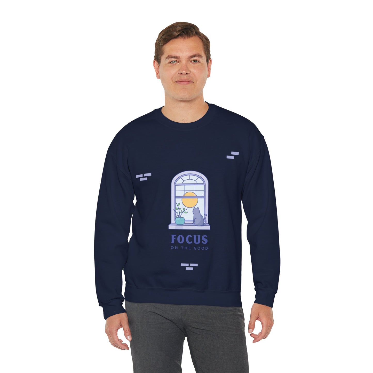 Sweatshirt "Focus on the Good" - Men