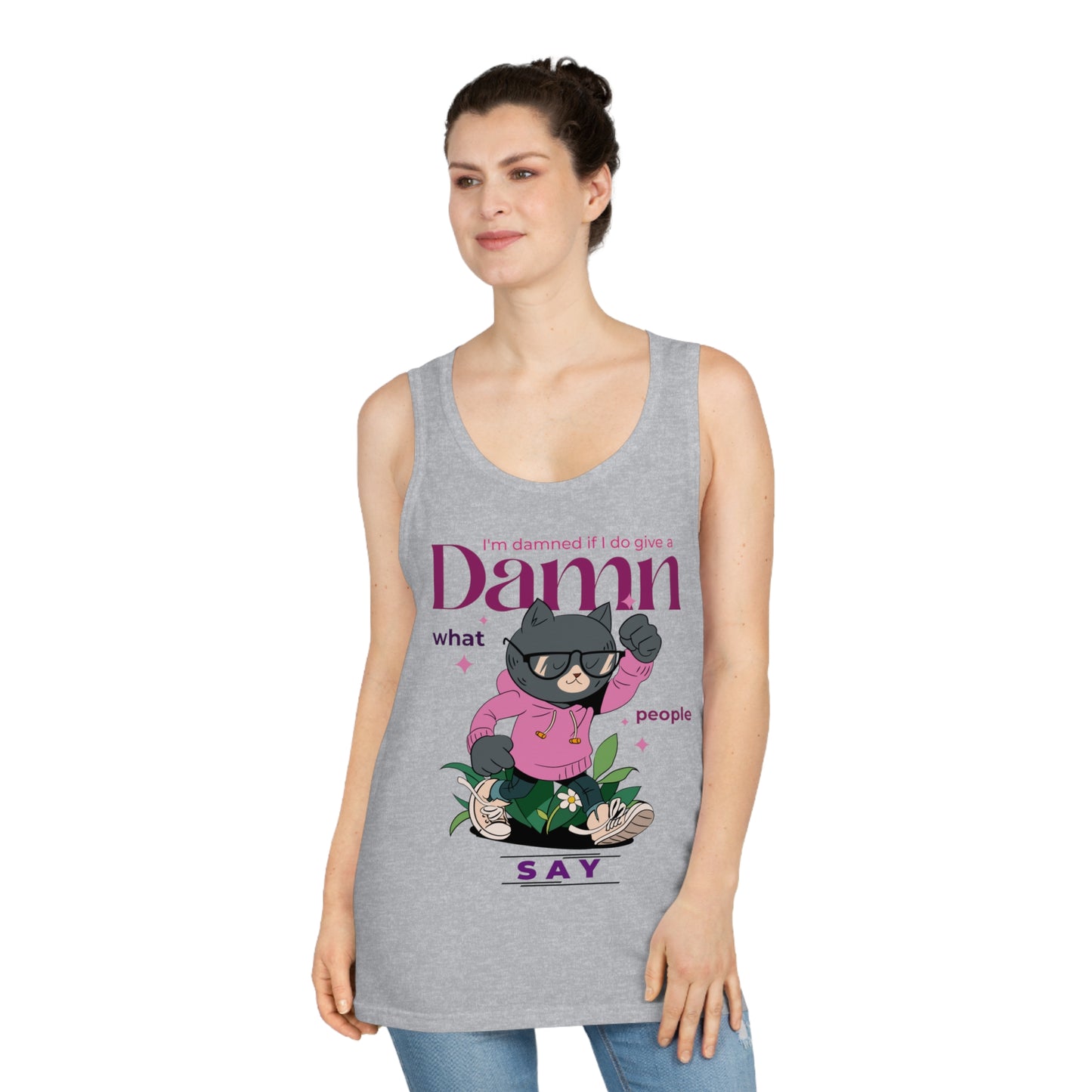 Softstyle™ "I'm Damned if I Do Give a Damn" Tank Top - Taylor's Edition 