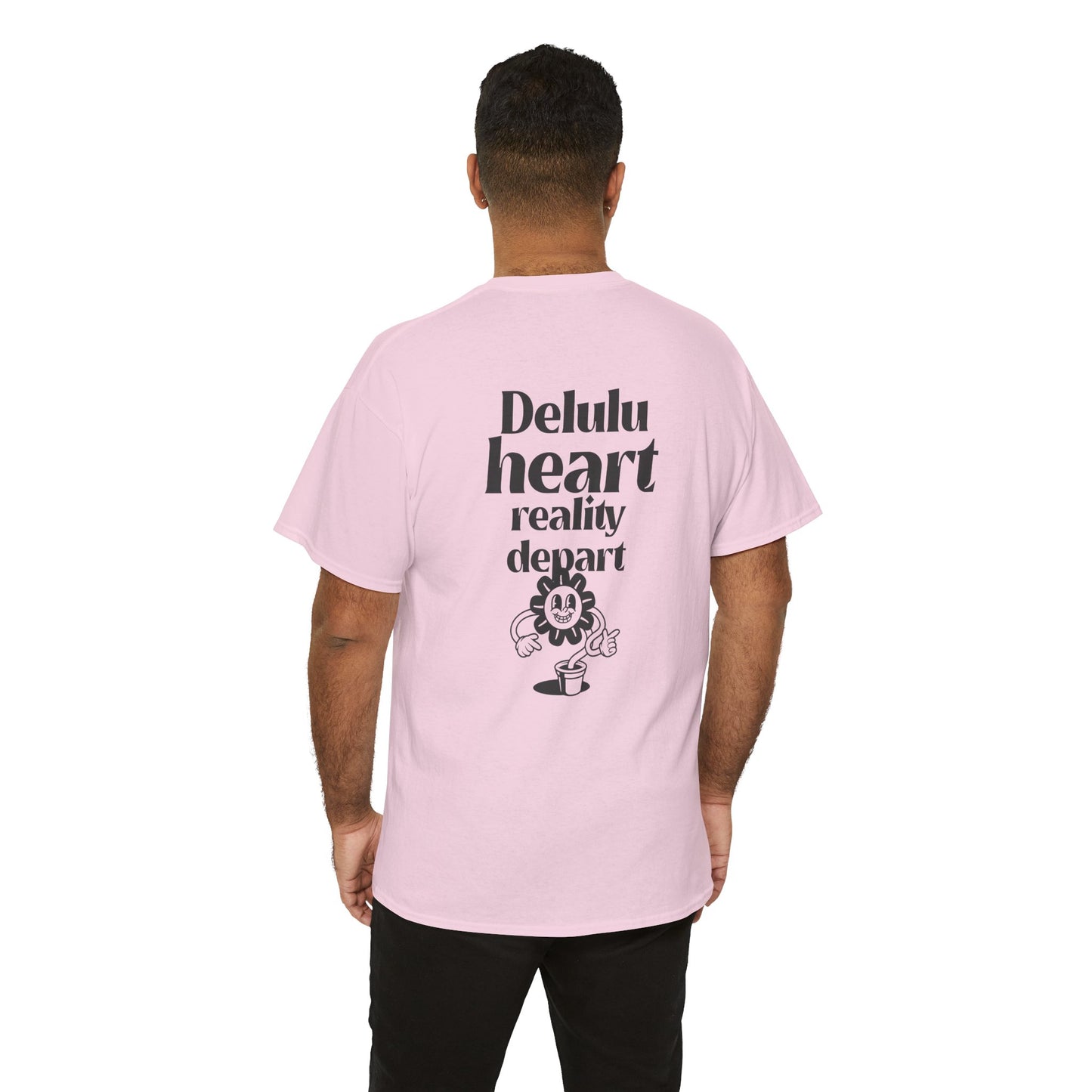 Camiseta -"Delulu Heart, Reality Depart" - Masculino - Romero's