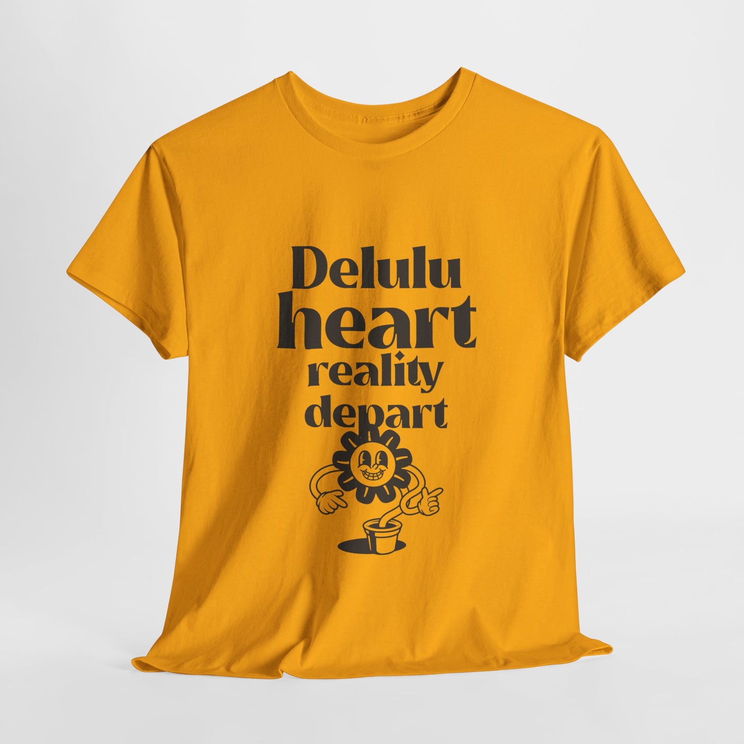 T-shirt -"Delulu Heart, Reality Depart" - Women -  Romero's