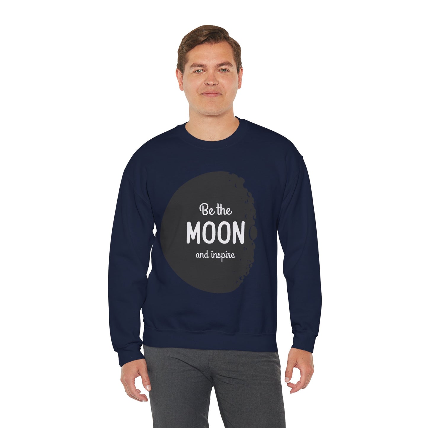 Sweatshirt "Be the Moon and Inspire" - Man