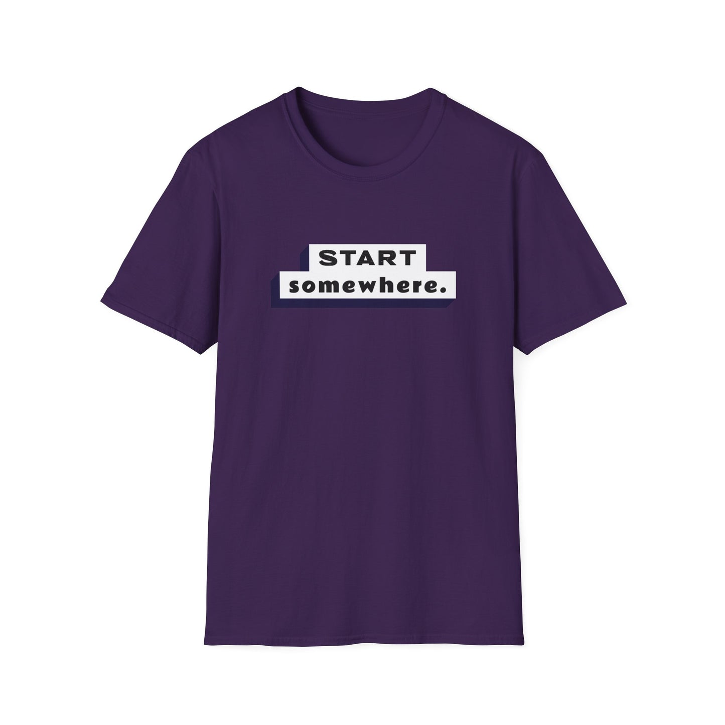 "'Start Somewhere' T-shirt | Men | Romero's: Style with Purpose"