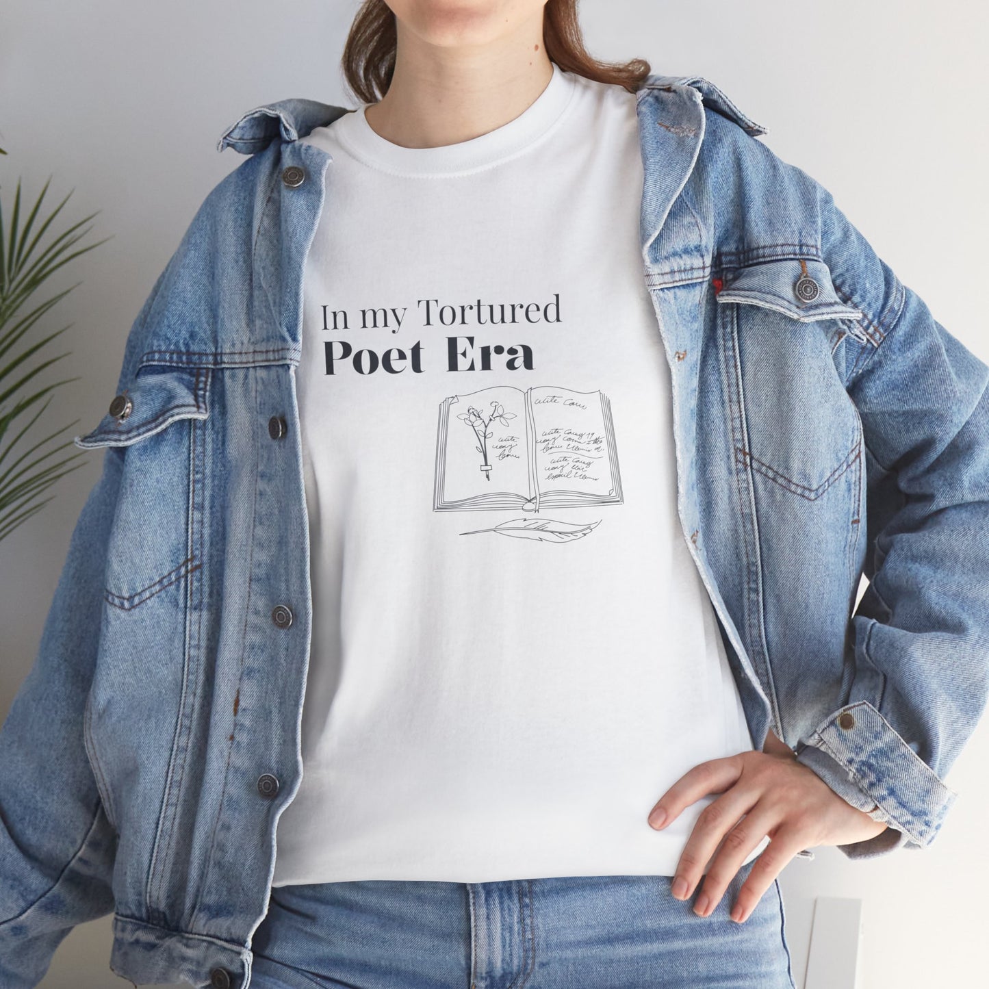 T-shirt "Na minha era torturada do poeta" | Mulheres | Romero