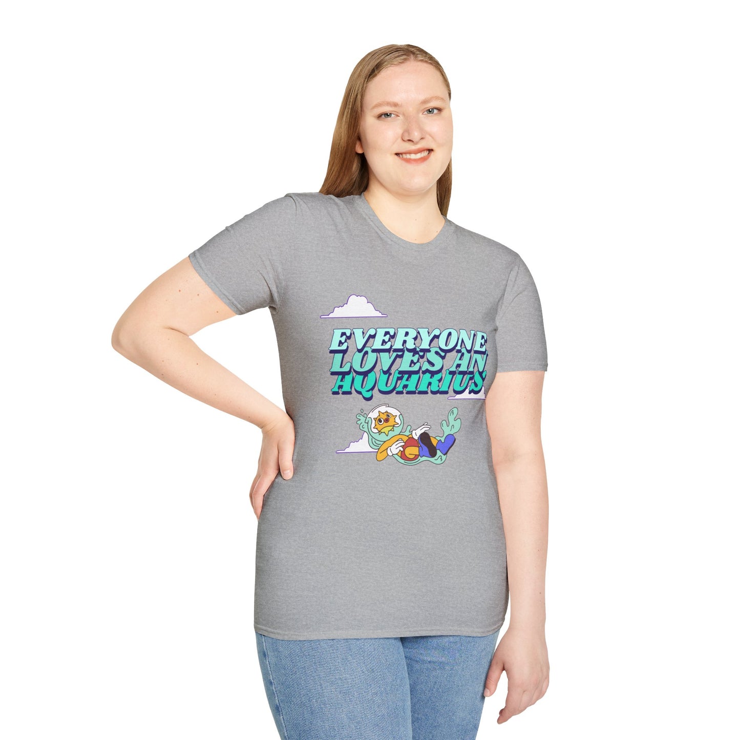 T-Shirt "Everyone loves an Aquarius" | Women