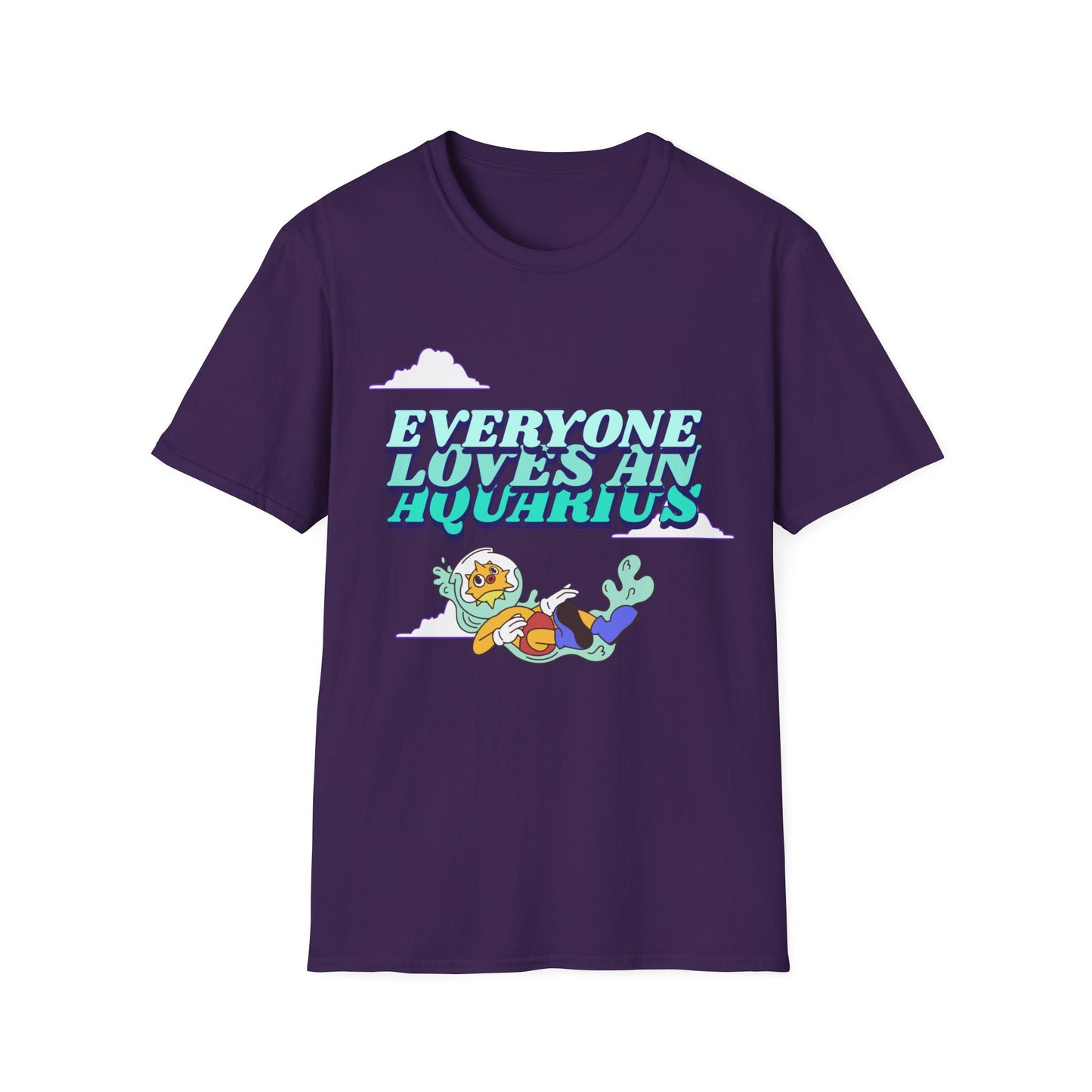 T-Shirt "Everyone loves an Aquarius" | Men