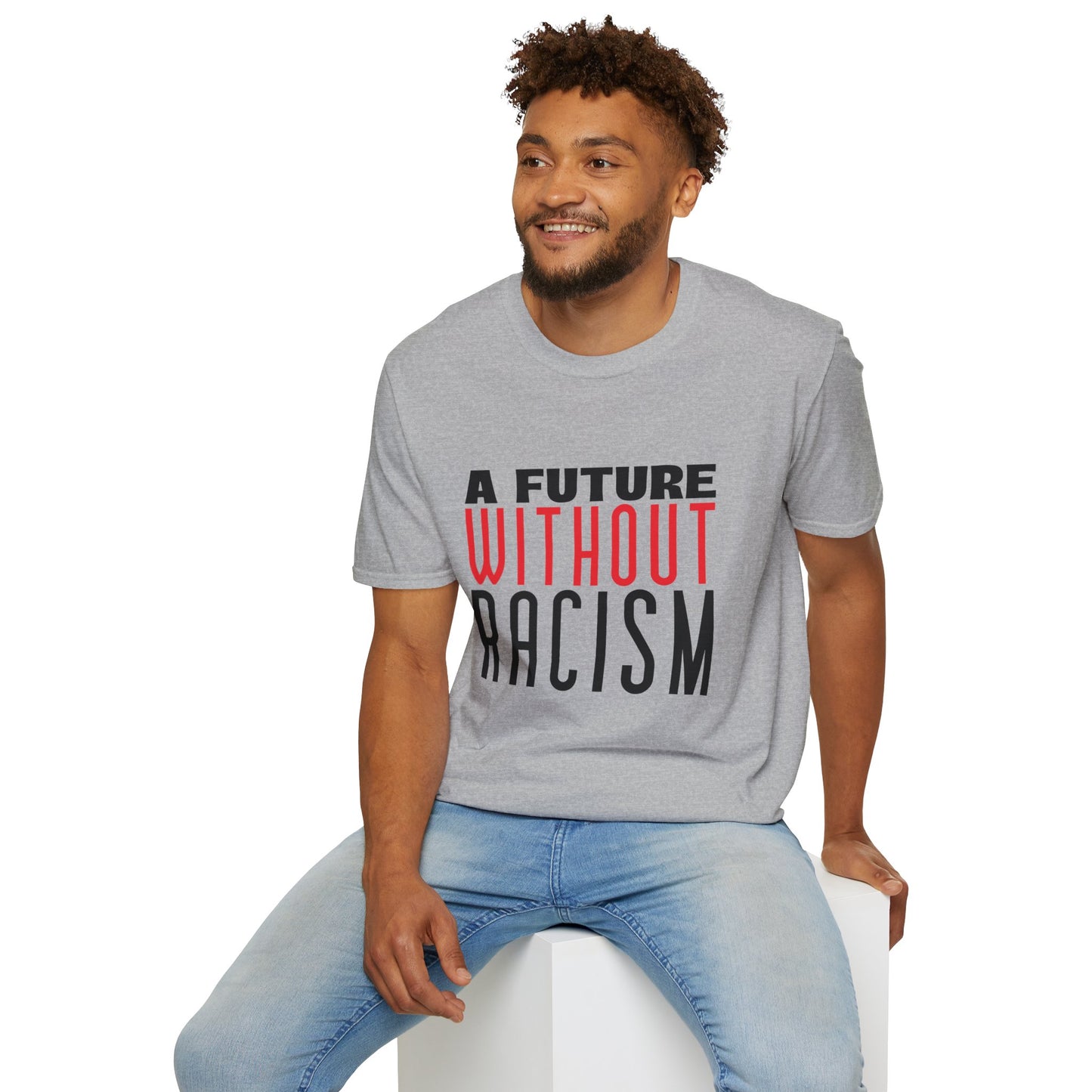 T-shirt 'Um futuro sem racismo' | Mulher | Um passo em direção a um mundo mais inclusivo no Romero's