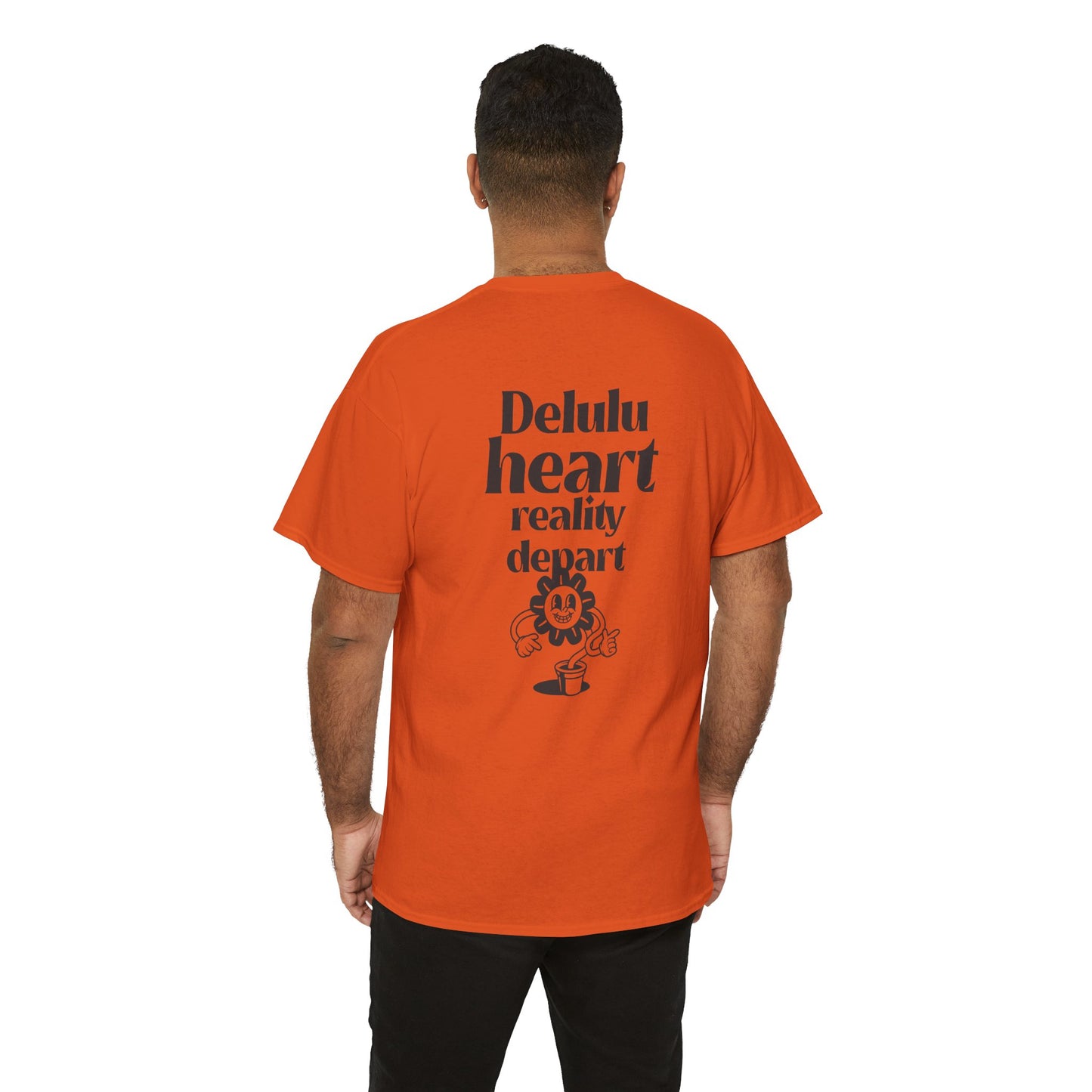 Camiseta -"Delulu Heart, Reality Depart" - Masculino - Romero's