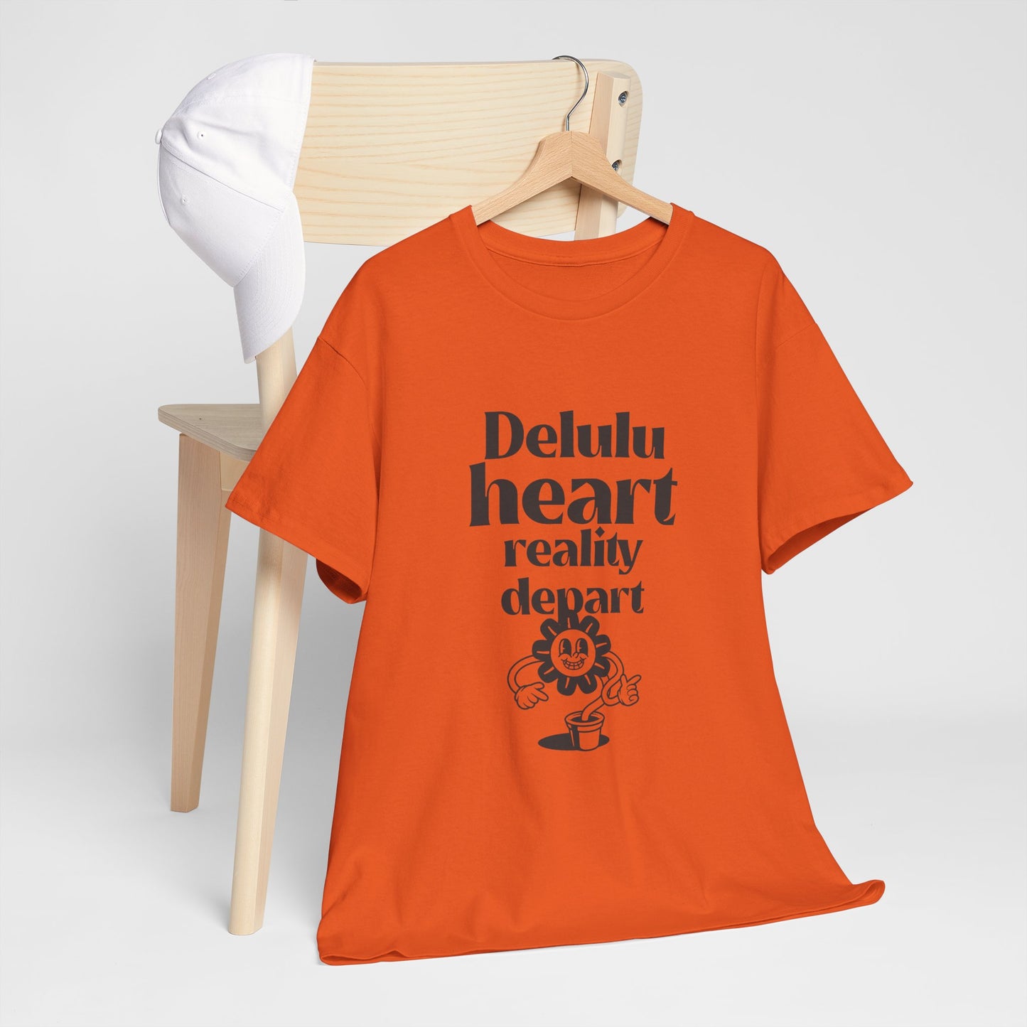 T-shirt -"Delulu Heart, Reality Depart" - Women -  Romero's