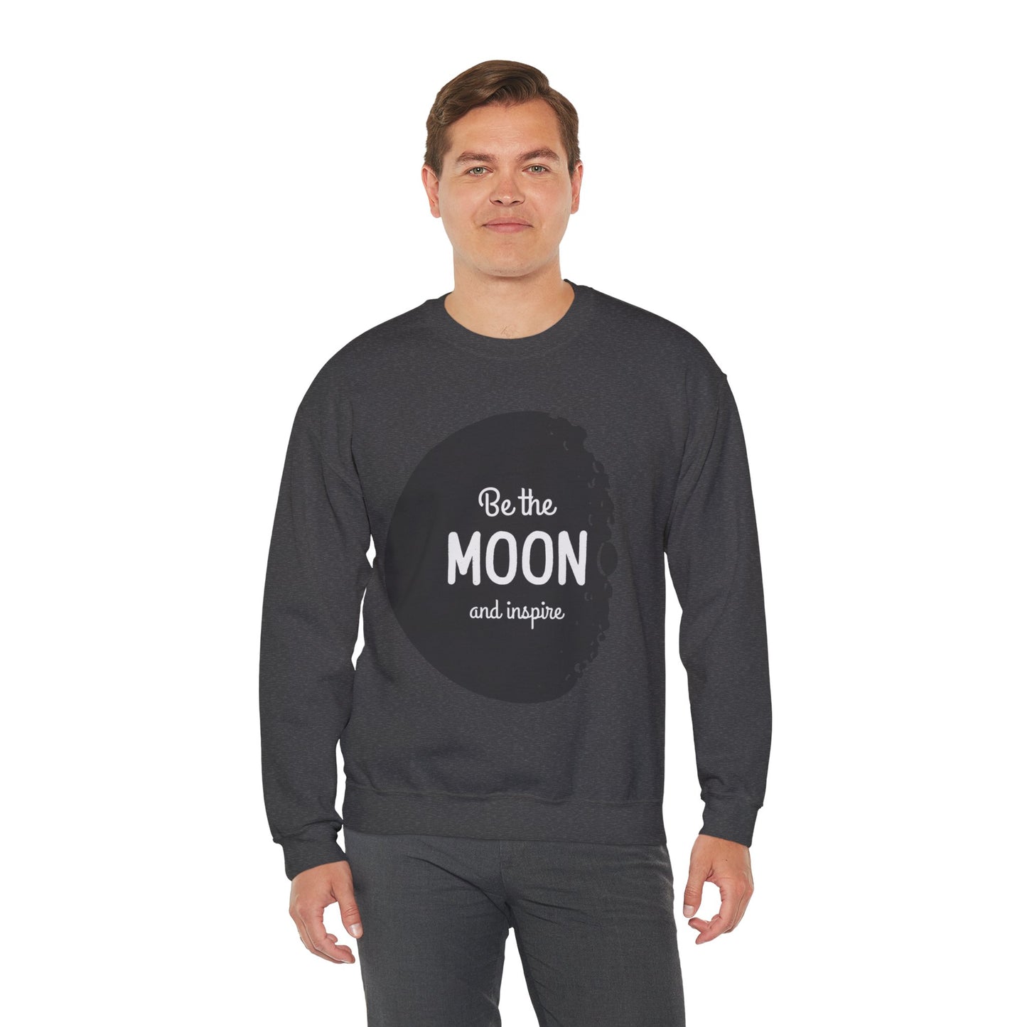 Sweatshirt "Seja a Lua e Inspire" - Homem