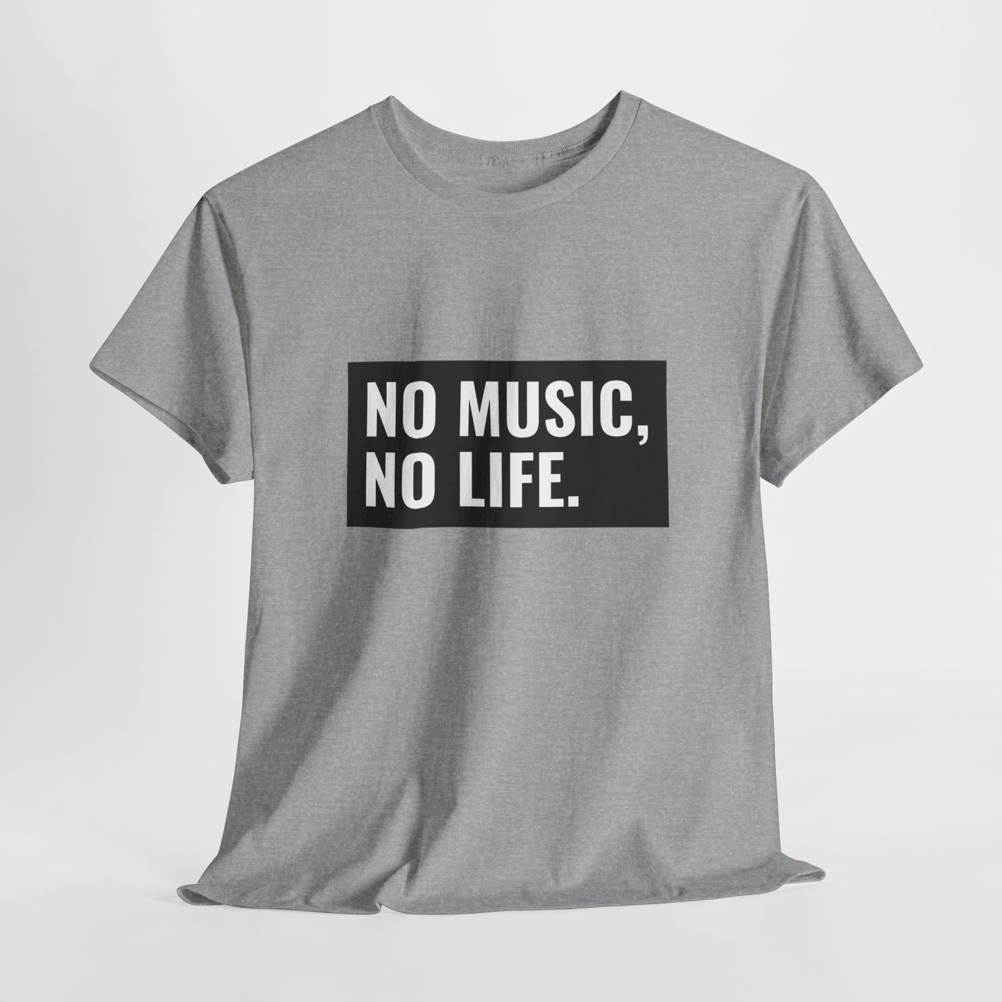 T-shirt - "Nenhuma música, nenhuma vida" | Homens | Romero