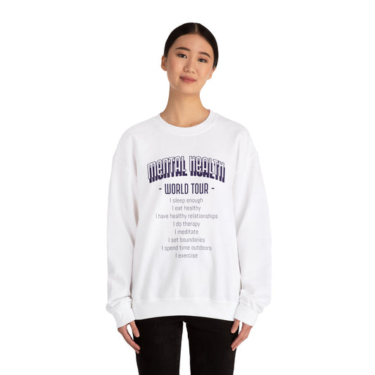 'Mental Health World Tour' Sweatshirt | Women | Romero's: Style with Intent"