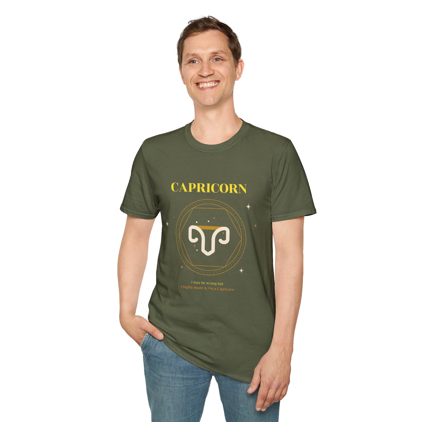 T-Shirt "Capricorn: I May Be Wrong, But I Highly Doubt It. I'm Capricorn" | Man