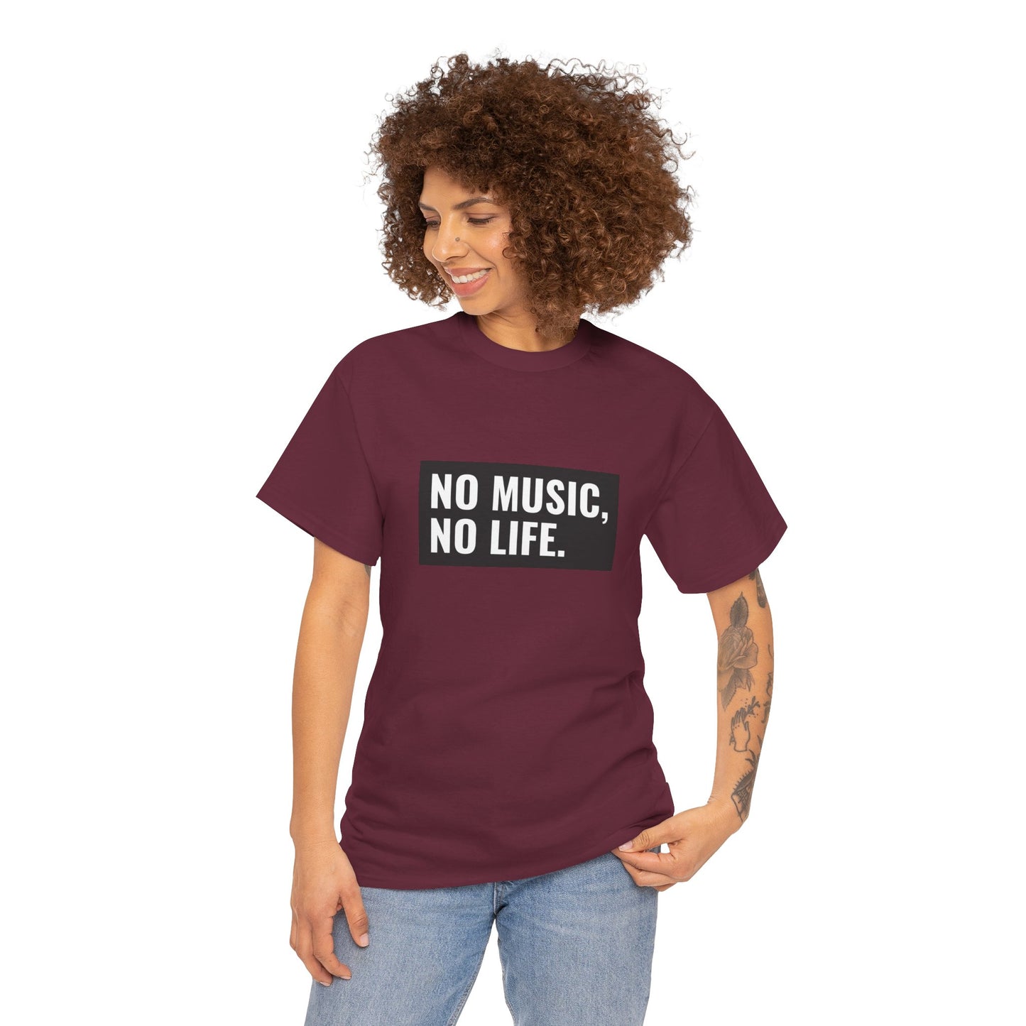 T-shirt - "No Music, No Life" | Women | Romero's