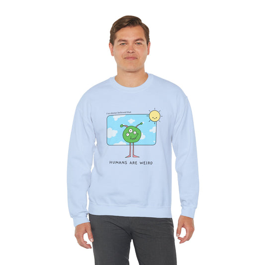 Sweatshirt "Humanos são estranhos" - Homem