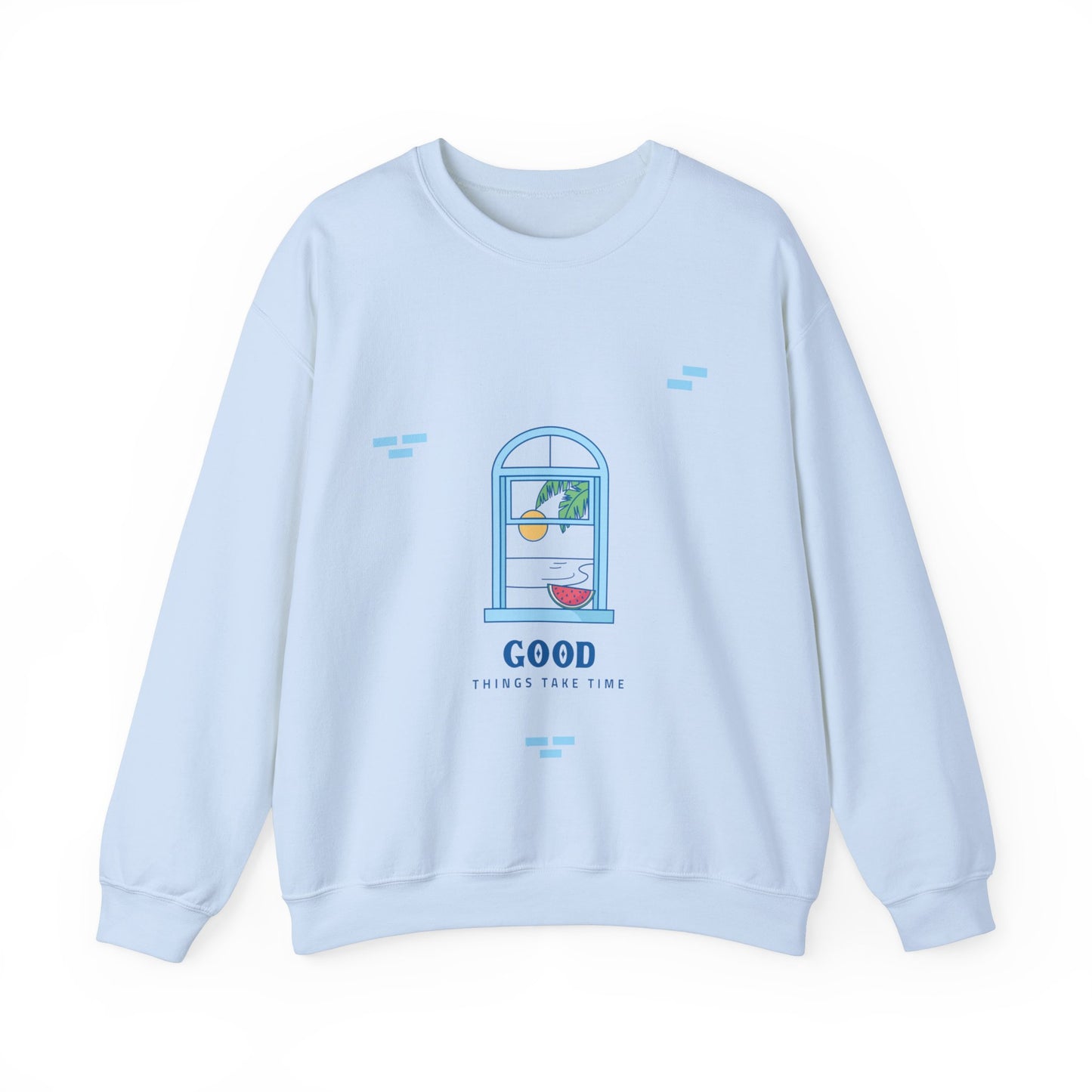 Sweatshirt "Good Things Take Time" - Mulher