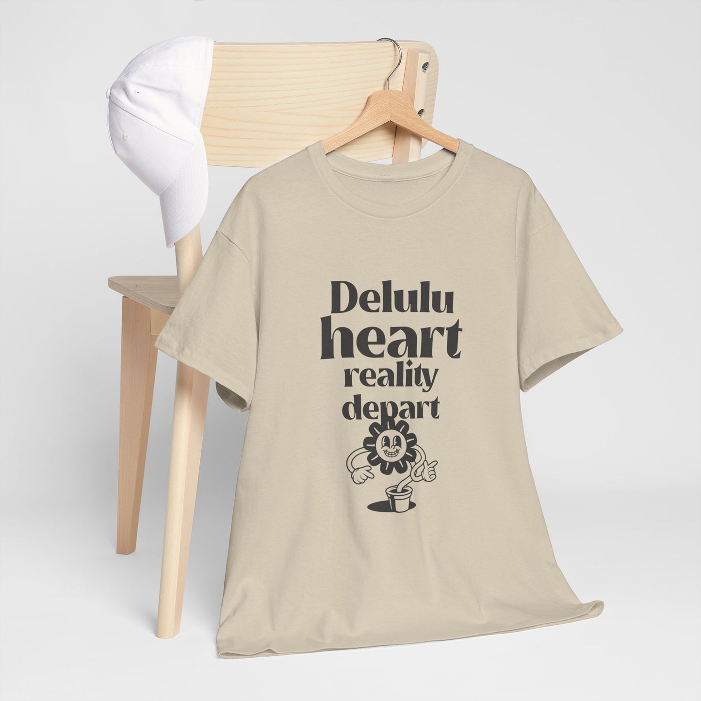 T-shirt -"Delulu Heart, Reality Depart" - Women -  Romero's