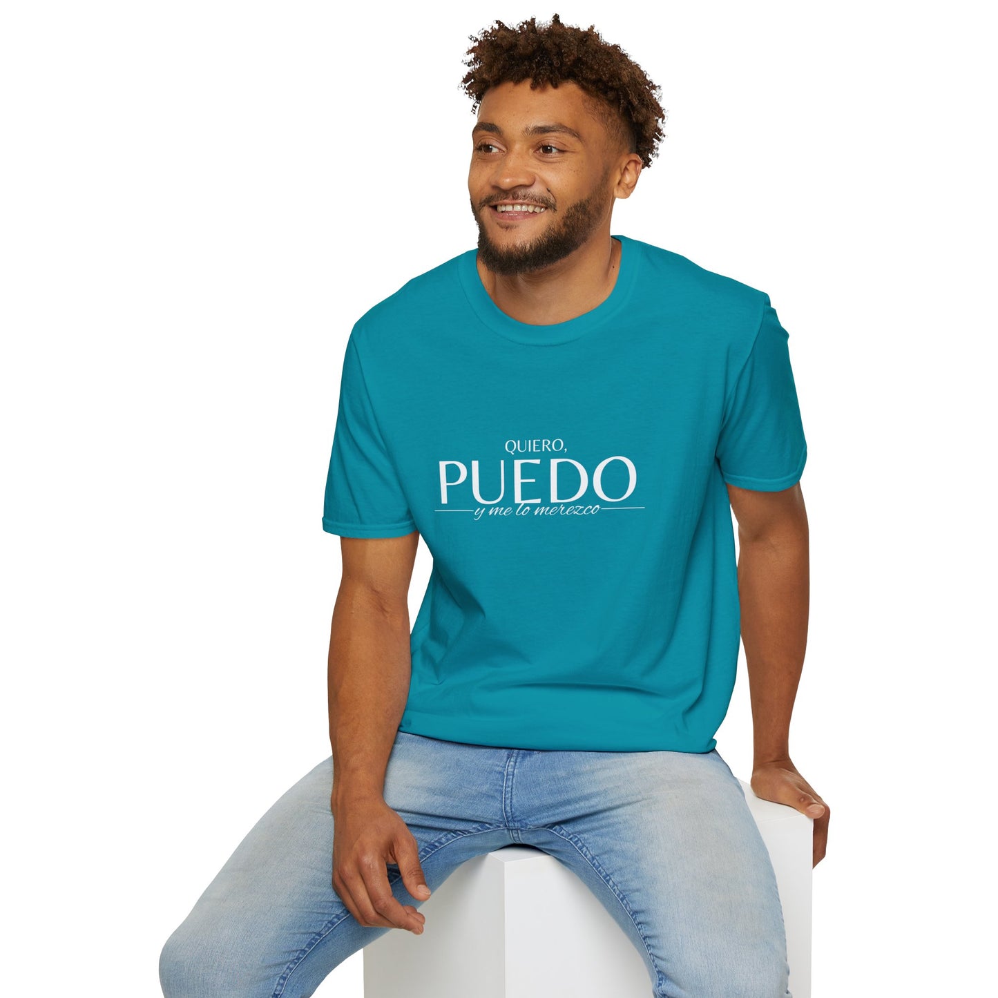 T-Shirt 'Quiero, Puedo y Me lo Merezco'  | Woman  | Reclama lo Mejor del Universo en Romero's