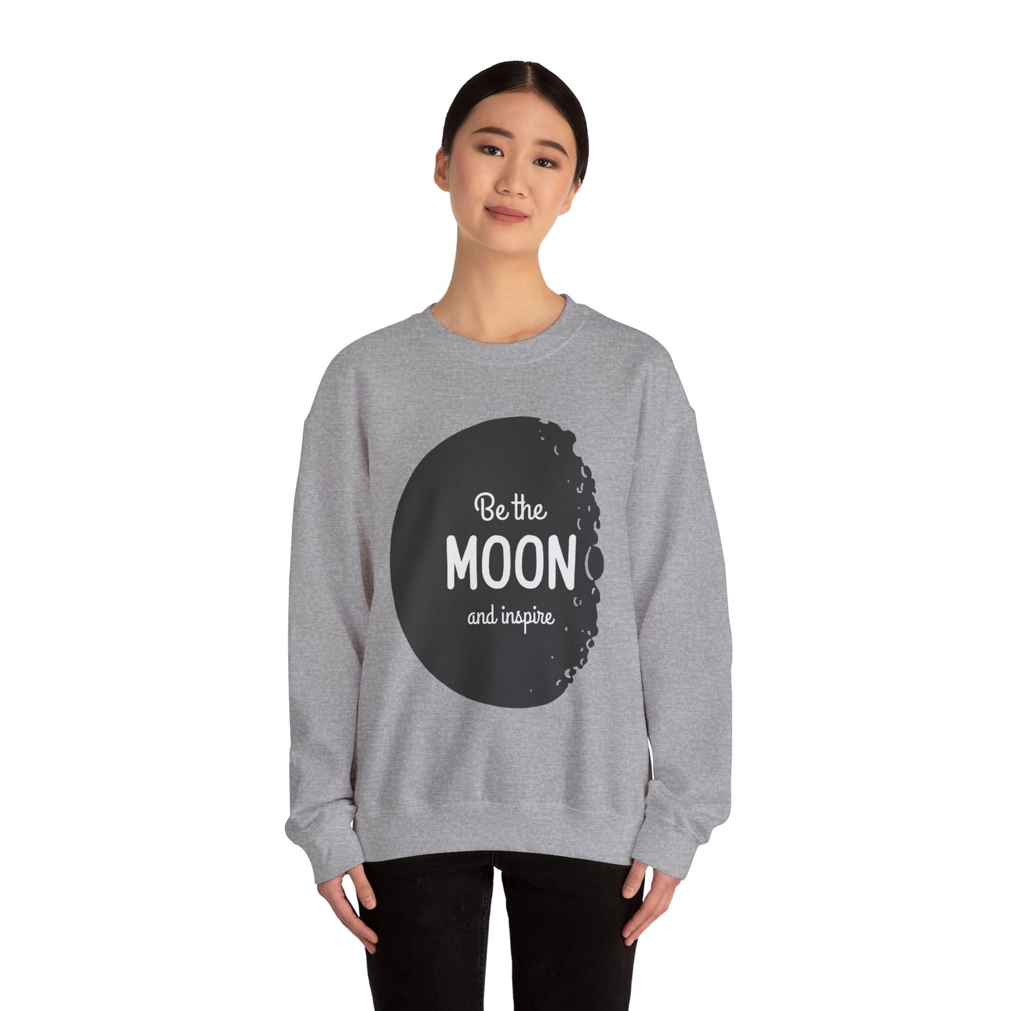 Sweatshirt "Seja a Lua e Inspire" - Mulher