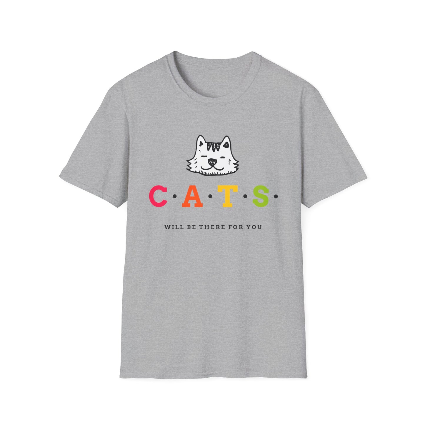 T-shirt "Os gatos estarão lá para você" | Menu