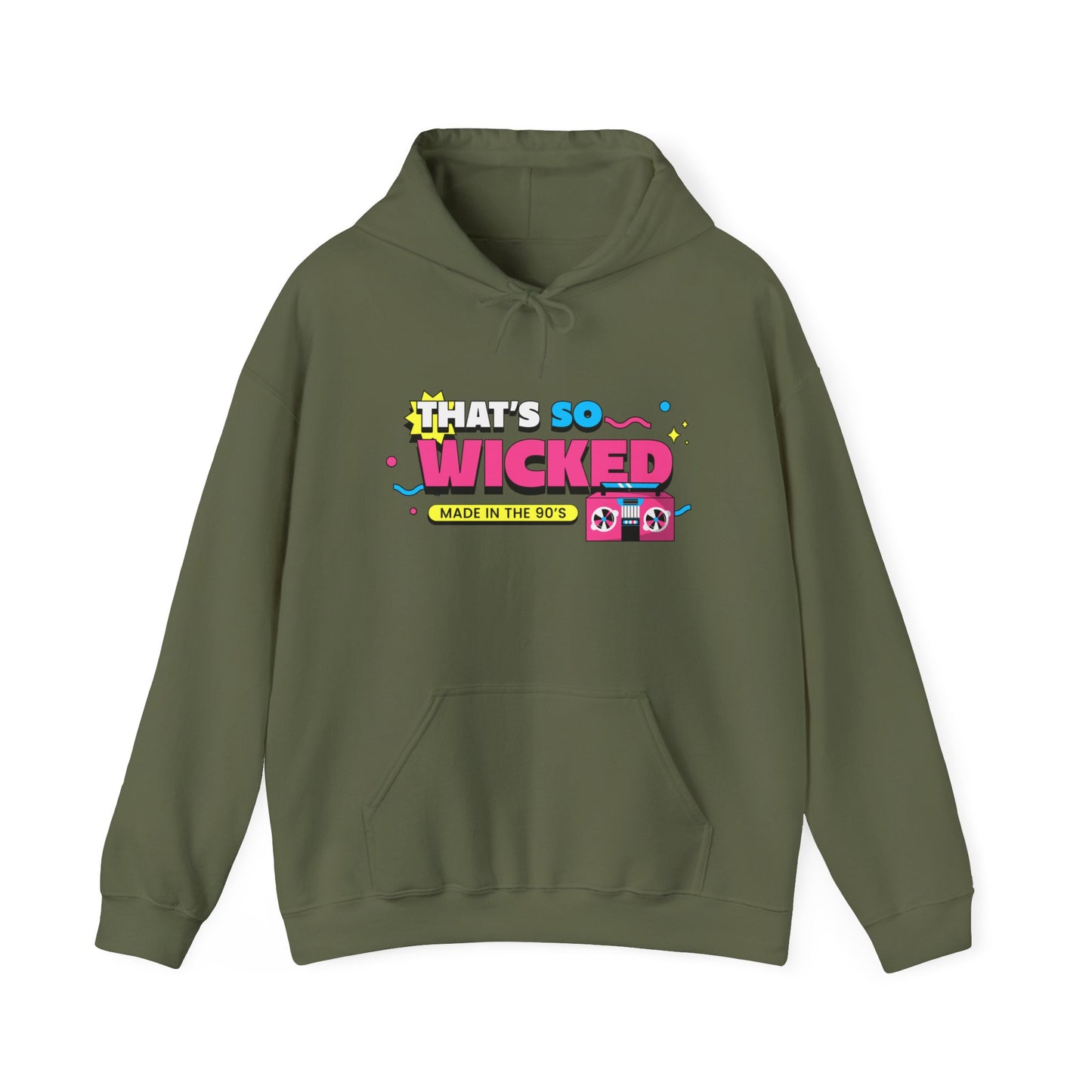 "90's Kid" Hooded Sweatshirt - Man