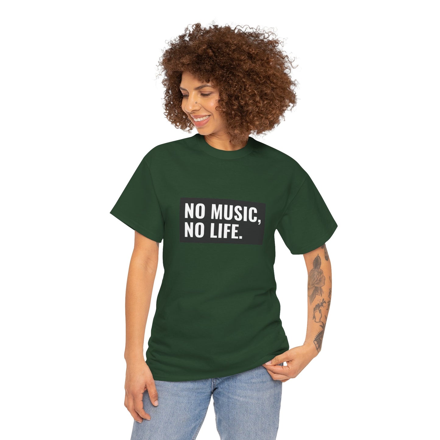 T-shirt - "Nenhuma música, nenhuma vida" | Mulheres | Romero