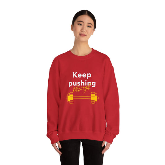 Sweatshirt "Continue empurrando" - Mulher