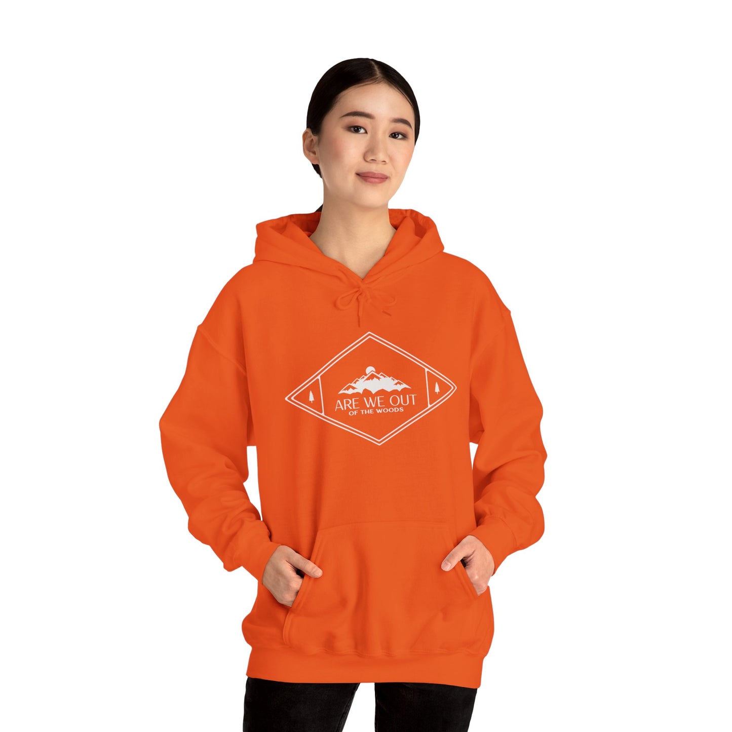 Hooded Sweatshirt "Are we out of the woods" - Woman