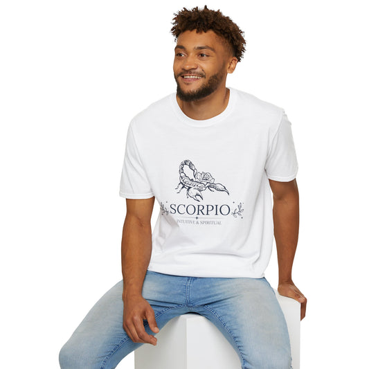 T-Shirt "Escorpião: Intuitivo e Espiritual" - Homem