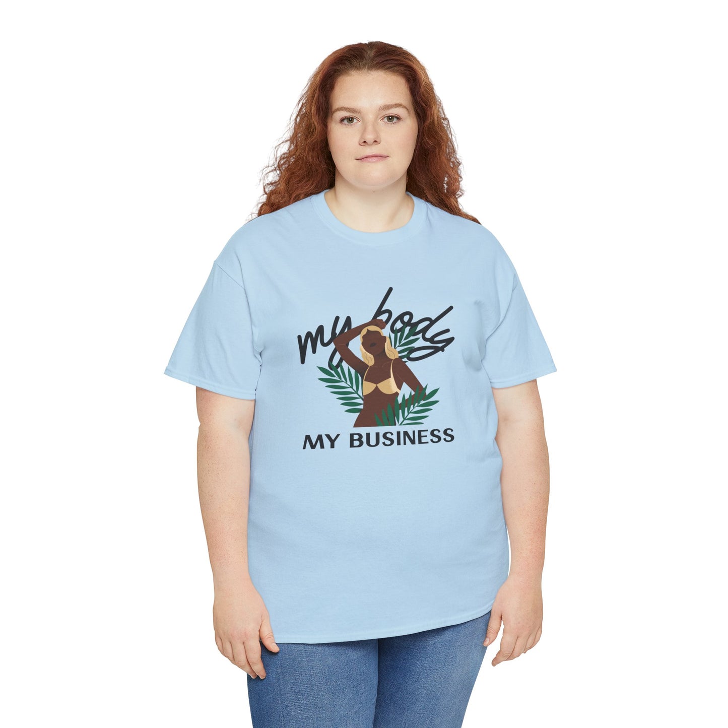 "My Body My Business" - Camiseta de empoderamento feminino - Fique forte com Romero's