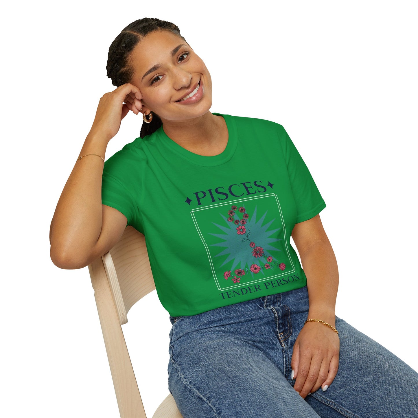 Camiseta "Peixes: Pessoa Terna" - Mulher