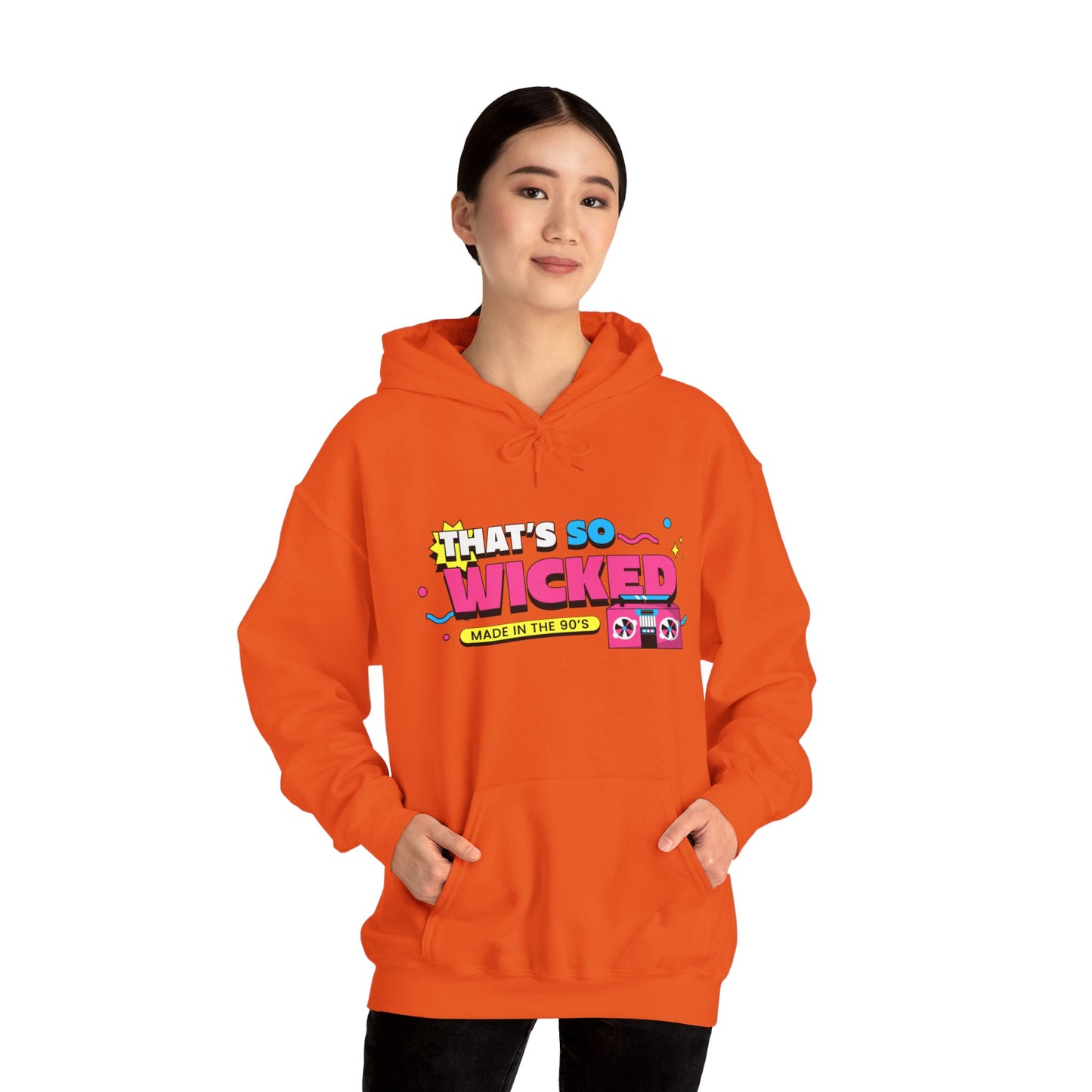 Sweatshirt com Capuz "90's Kid" - Mulher